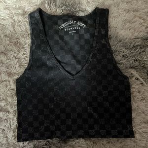 Brand new blue checkered Aeropostale Top in size small.